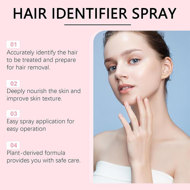 VUFVOID Hair Identifier Spray with 3 razors for Hair Removal