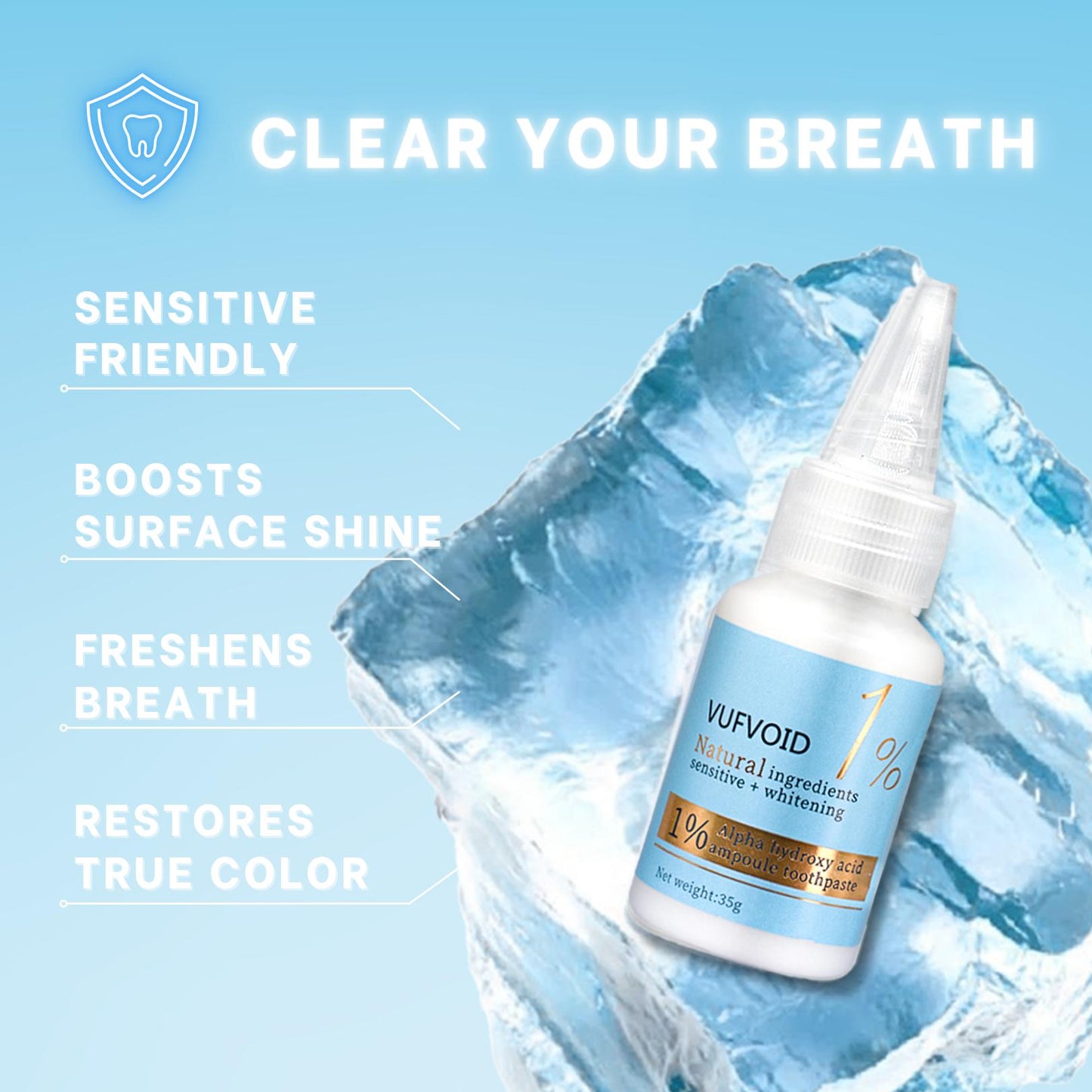 VUFVOID Alpha Hydroxy Acid Ampoule Toothpaste